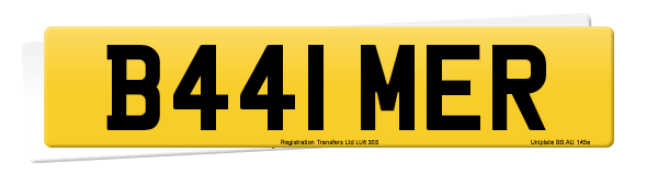 Registration number B441 MER